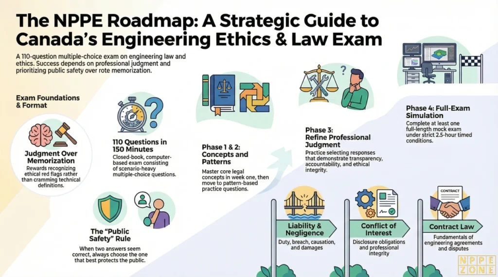 Confused about NPPE eligibility? This comprehensive guide explains NPPE exam eligibility requirements in Canada, including academic credentials, EIT registration, and provincial regulator approvals. Learn how to confirm your eligibility, avoid common mistakes, and plan your path to becoming a licensed P.Eng.